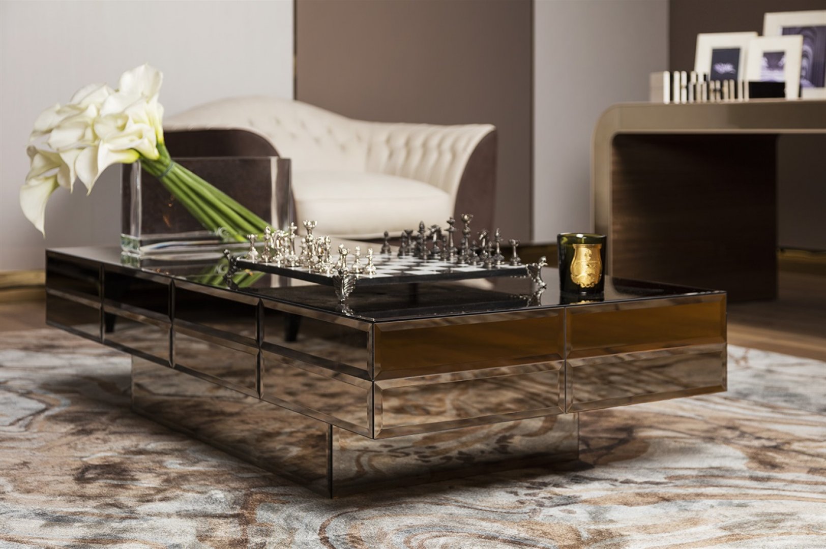 CAVALLİ-FUME-1 Cavalli Smoky Coffee Table - Image 1